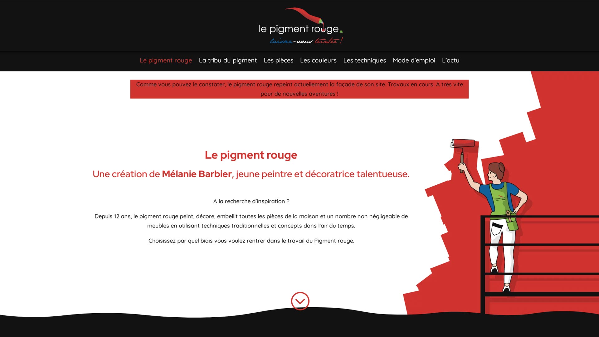 Internet : Le pigment rouge