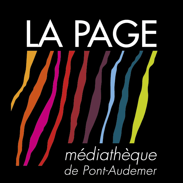 Logotypes de la médiathèque La Page à Pont-Audemer