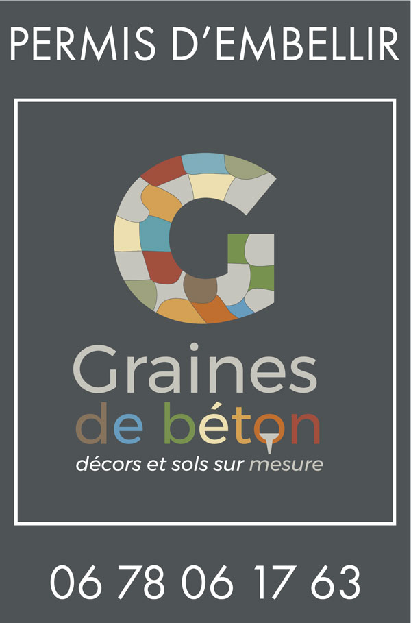 Graines de béton - panneau de chantier